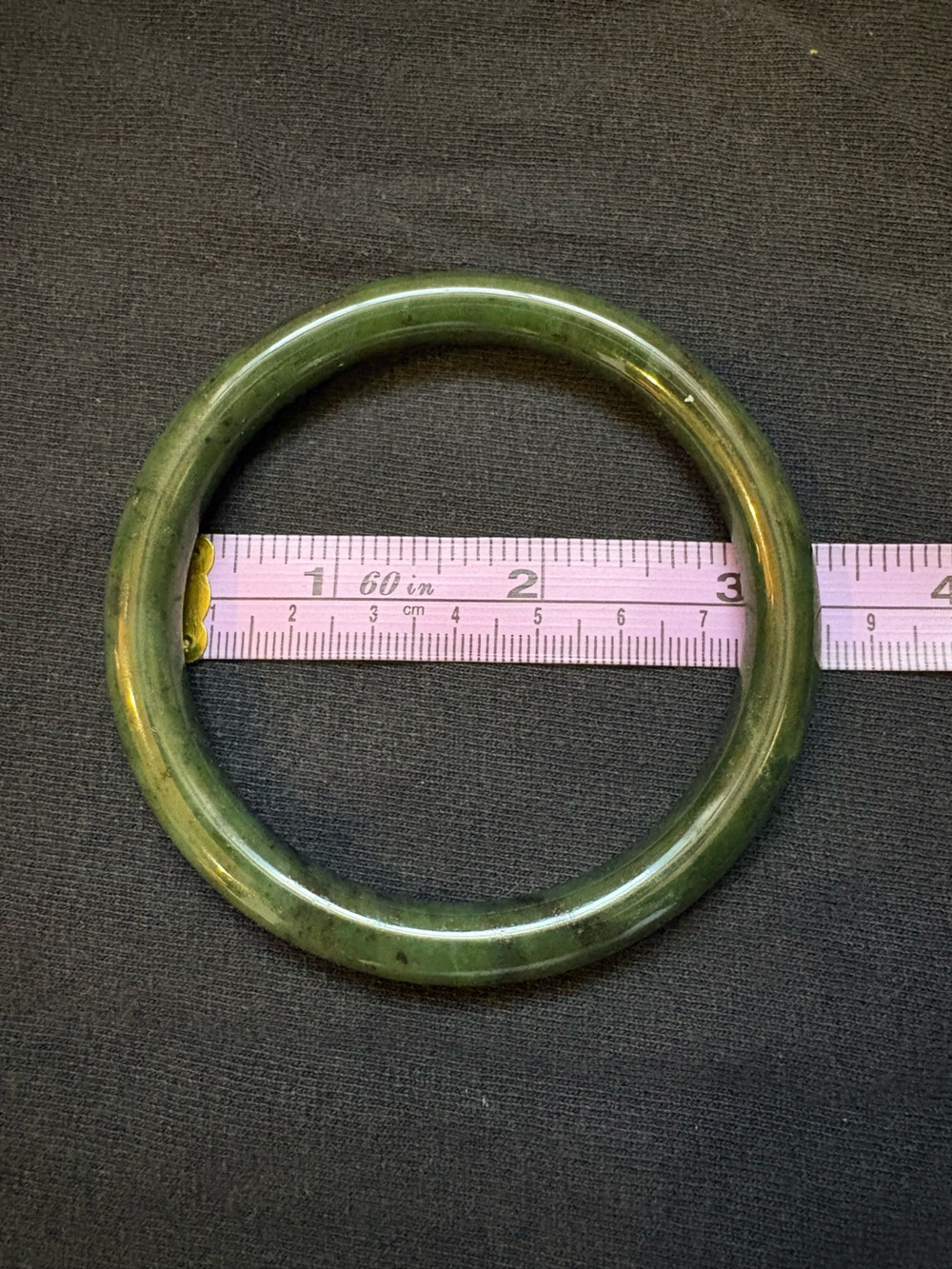 Vintage Nephrite Jade Bangle
